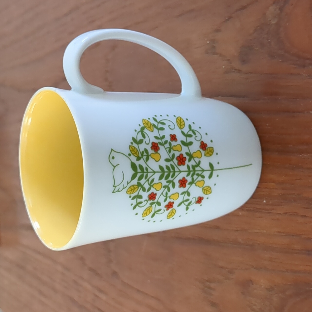 Vintage Georg Jensen Coffee or tea mug - Christmas Partridge in a Pear Tree
